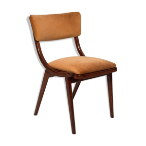 chaise, velours beige