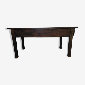 Farm table dark patina