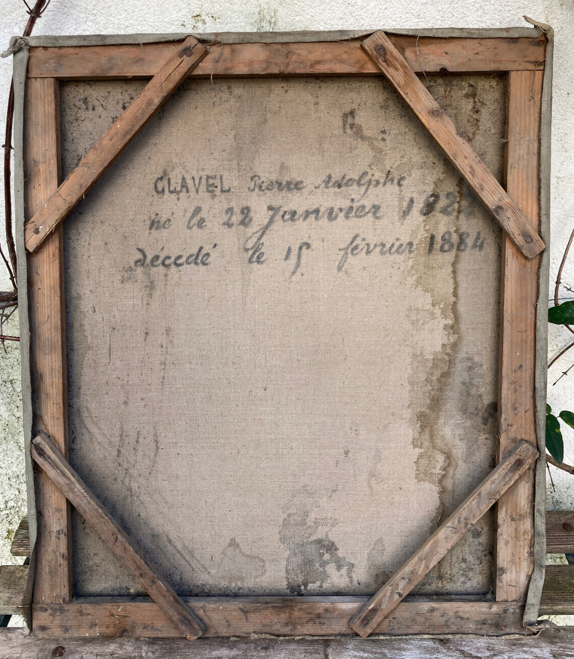 Old portrait of a man with a rouflaquettes