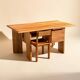 Solid oak desk