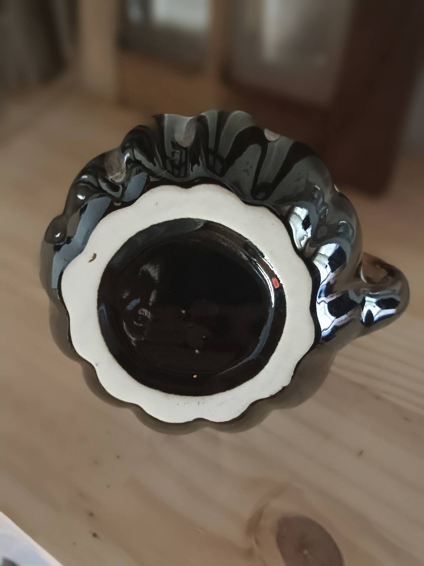 Pichet en céramique émaillée « Citrouille » – Attribué à Alpho