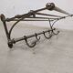 Nickel-plated wall-mounted coat rack
