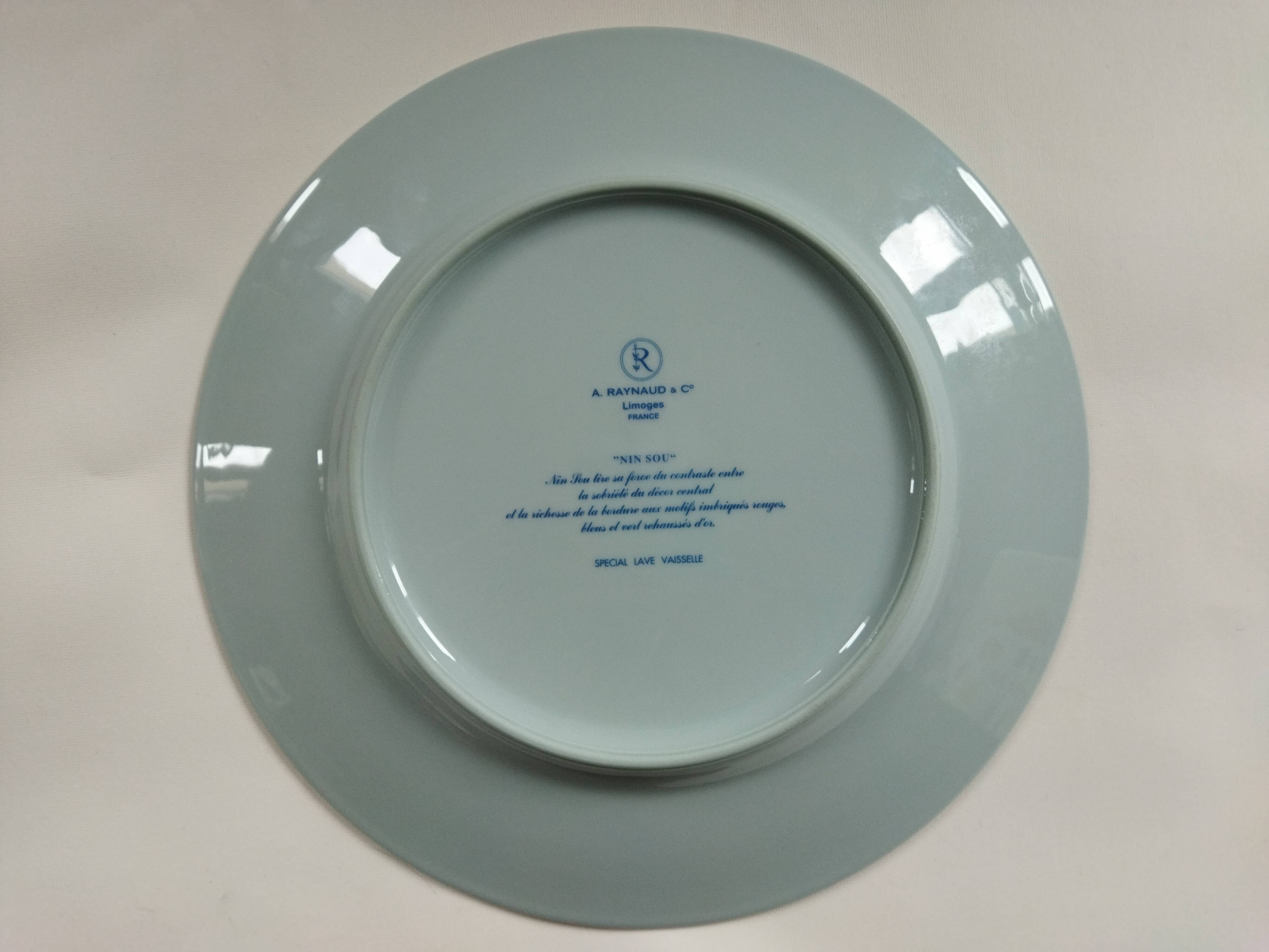 Assiette plate Nin Sou Raynaud