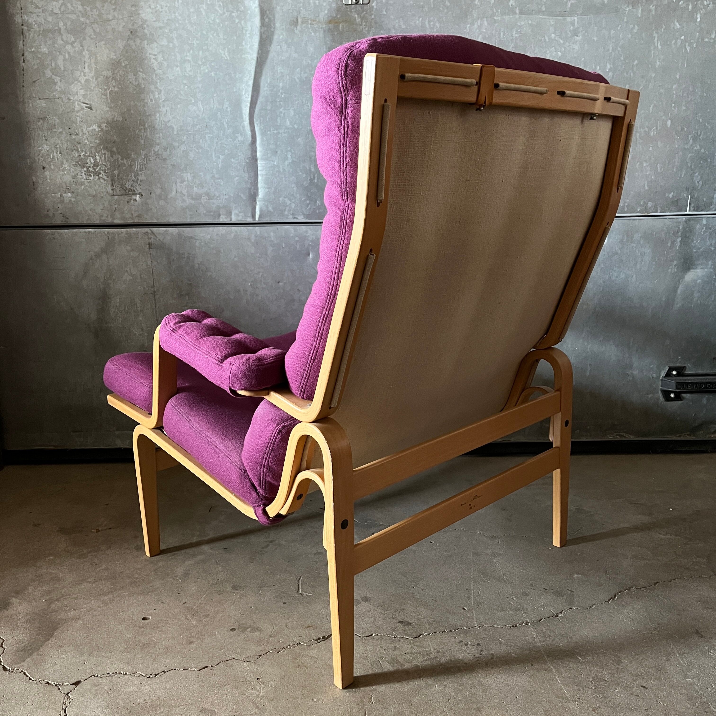 Vintage Ingrid armchair model by Bruno Mathsson for Dux Sweden