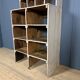 Large old industrial wooden workshop pigeonhole cabinet