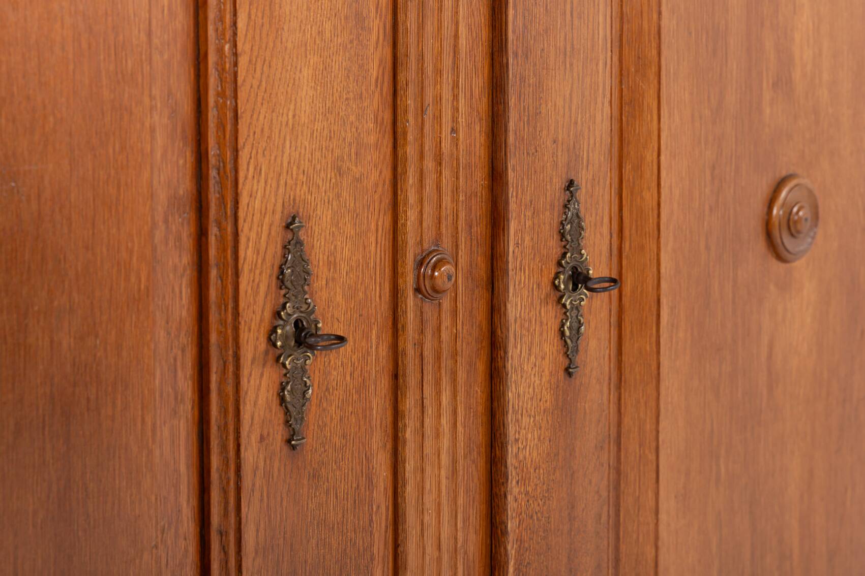 Vintage oak wardrobe