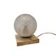 Vintage Crackle Marble Lamp, 1970s