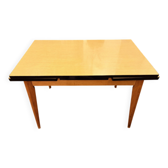 Table vintage formica et bois