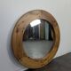 Wall mirror in pine by Uno Kristiansson, Sweden, 1960