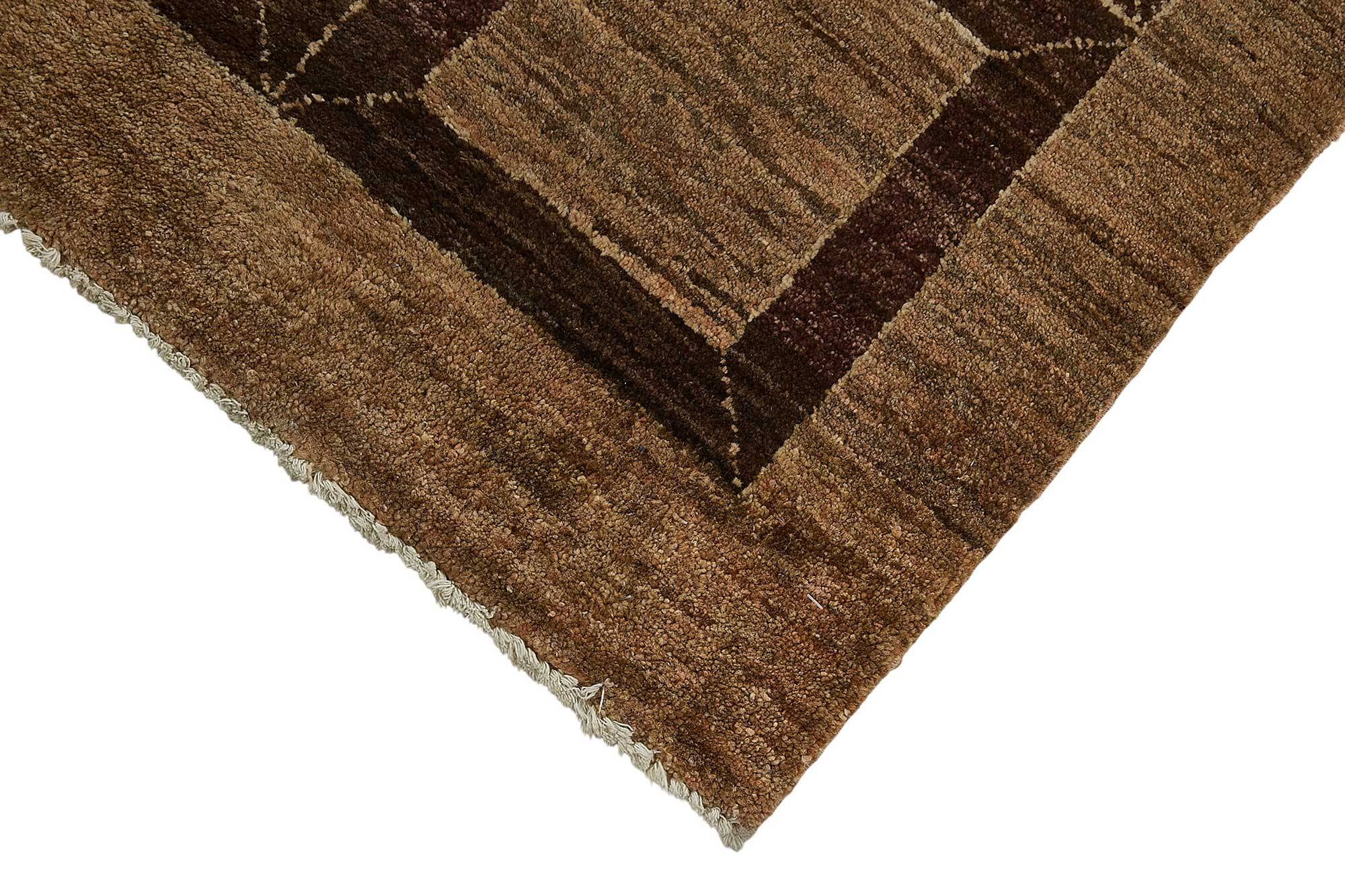 Tapis Oushak en laine noué à la main, 77 cm x 281 cm