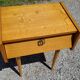Bedside table in blond oak 1950