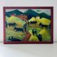 Large naive animal painting