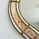Large vintage Spanish Venetian-style wall mirror, brass, 1980s Hollywood Regency