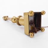 Neoclassical Directoire style column lamp in brass - 1970