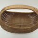 Gondola basket of the 60s in quality woven wicker