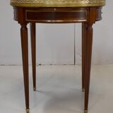 Table bouillotte en acajou, style Louis XVI – début XXe