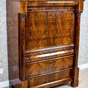 Secrétaire en acajou Biedermeier antique, 1850