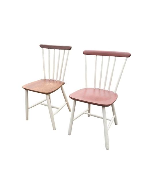 Set of 2 vintage bar chairs