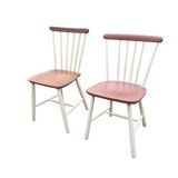 Set of 2 vintage bar chairs