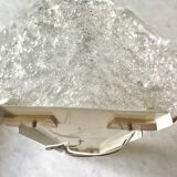 Arlus pair of Murano glass and brass wall lights