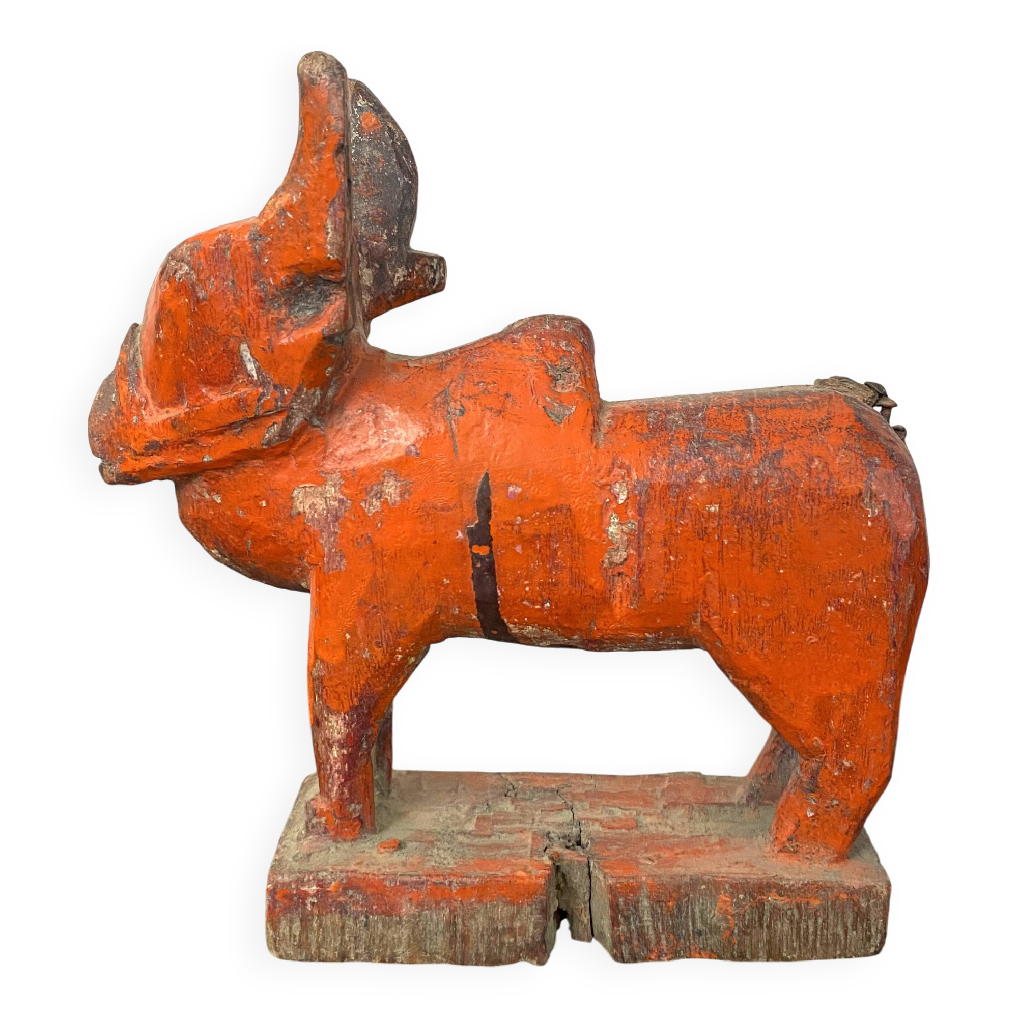 Indian sculpture representing a sacred cow
