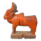 Indian sculpture representing a sacred cow