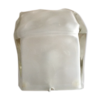 Iconic vintage glass cube