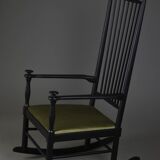 Rocking chair by Gemla, design by Karl Axel Adolfsson, Sweden, 1960s