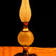 Paire de lampes en verre, modèle baccarat, xxe siècle