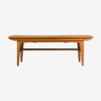 Mid-Century Extendable Teak Coffee Table from Tioh, 1960s