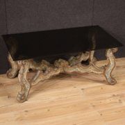 Table basse en bois laqué des années 1960