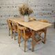 Pine garden table