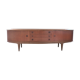 Scandinavian sideboard in teak and teak veneer in the late 60s