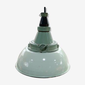 Abat jour suspension atelier holophane lampe industrielle