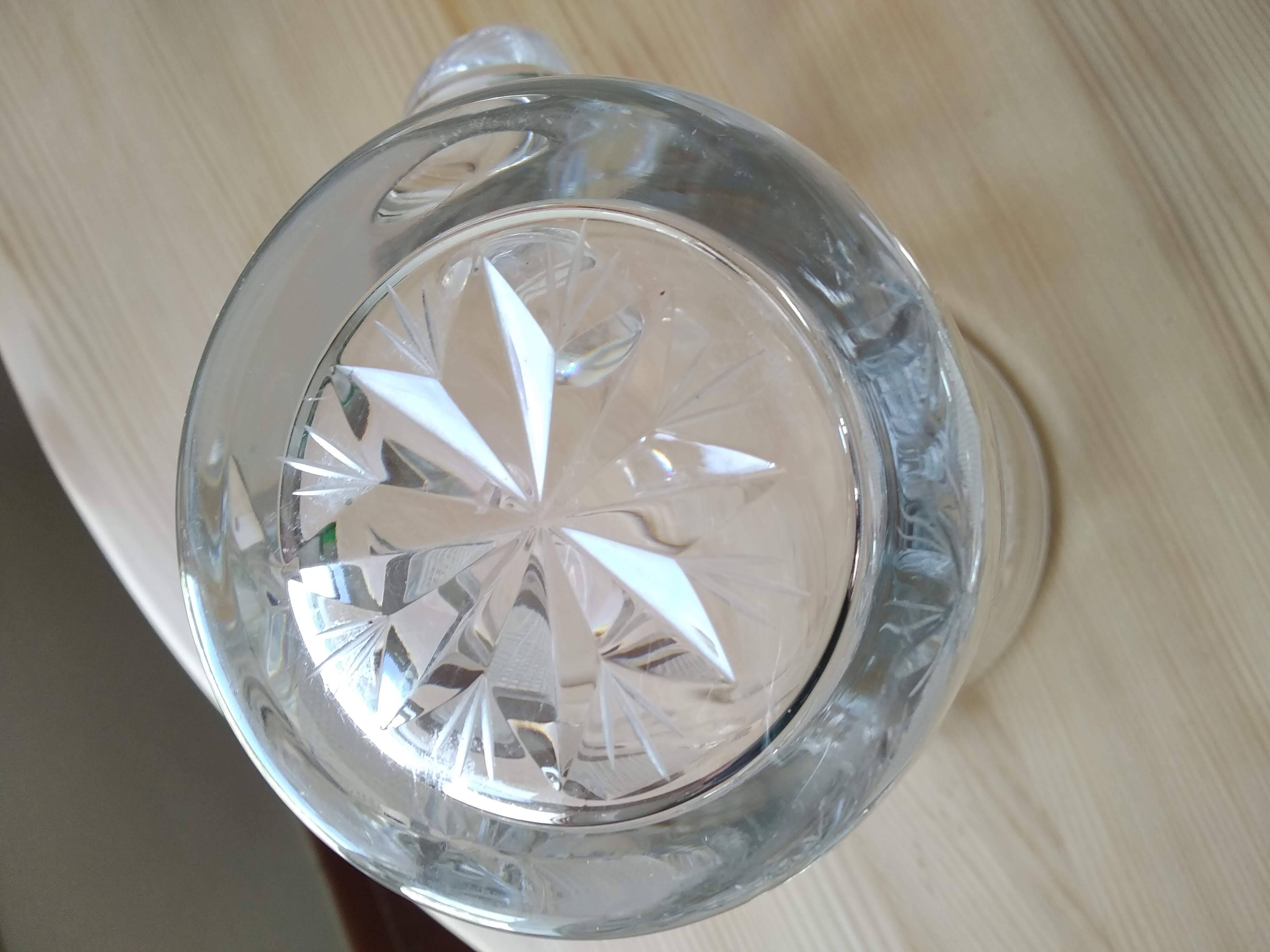 Antique cut crystal water pitcher