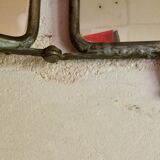 Triptych barber mirror 104x27 cm