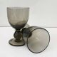 6 blown glass glasses and carafe 1960