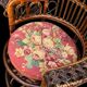 Emmanuelle rattan armchair Peacock 1960