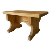 Tabouret vintage en bois massif