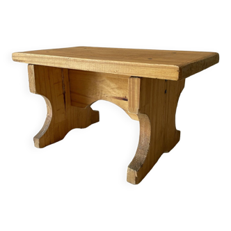 Vintage solid wood stool