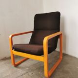 Fauteuil en bois courbé Wilkhahn 1980