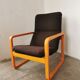 Curved wood armchair Wilkhahn 1980