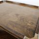 1930s art decò tray by fada in wood and metal