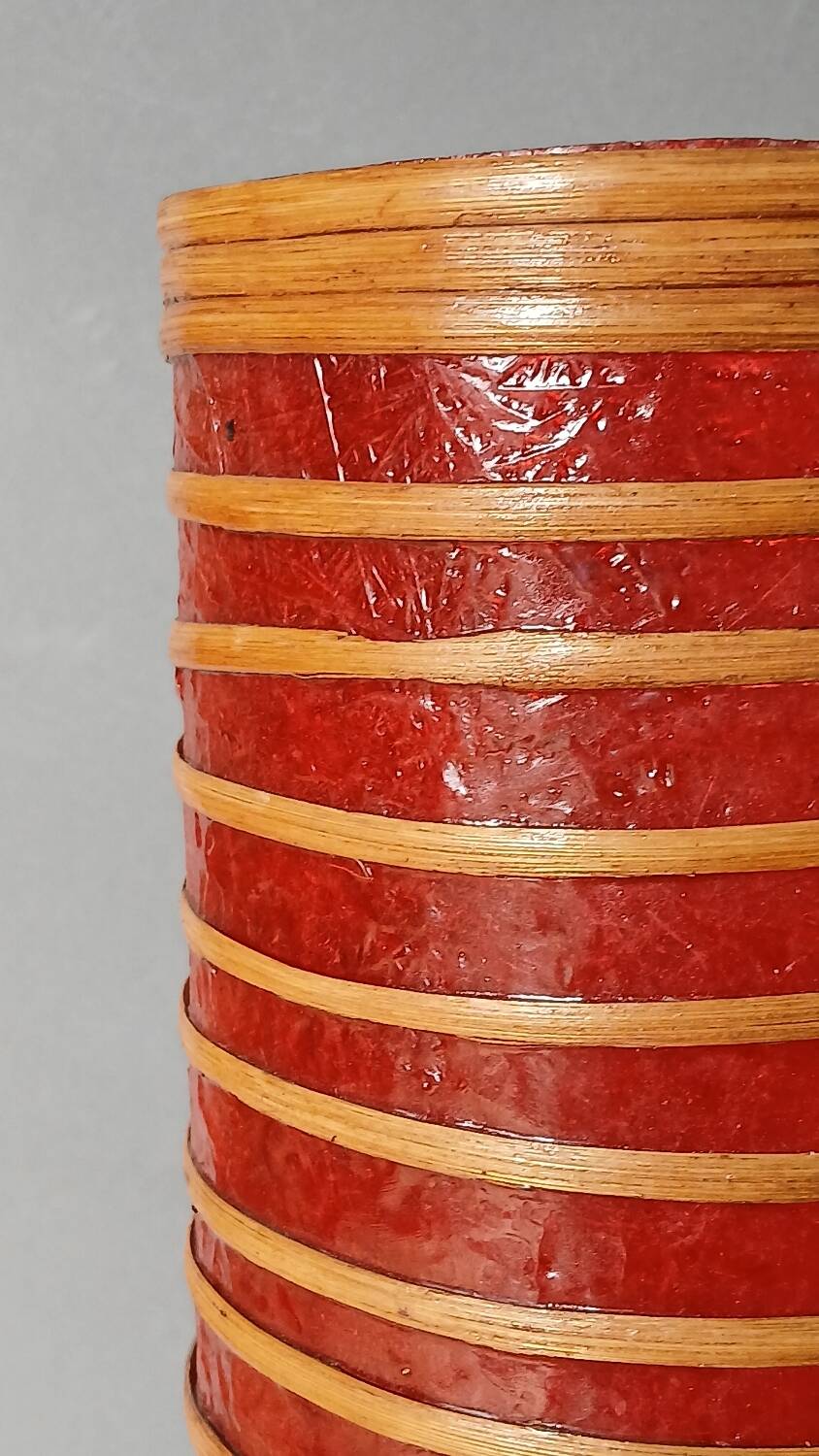 Fibreglass lamp from the 50s/60s.