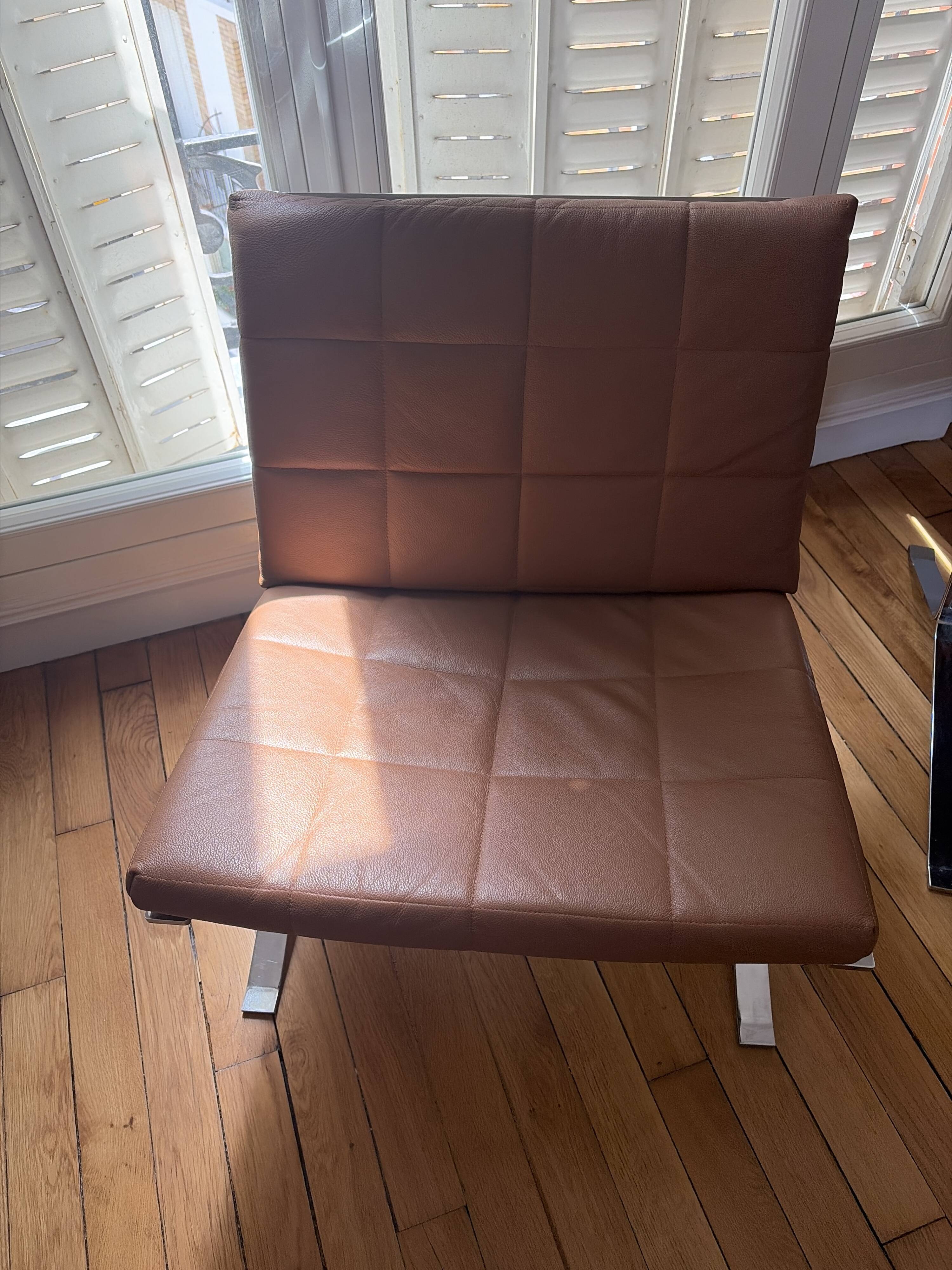 Armchairs and footrests by Olivier Mourgue