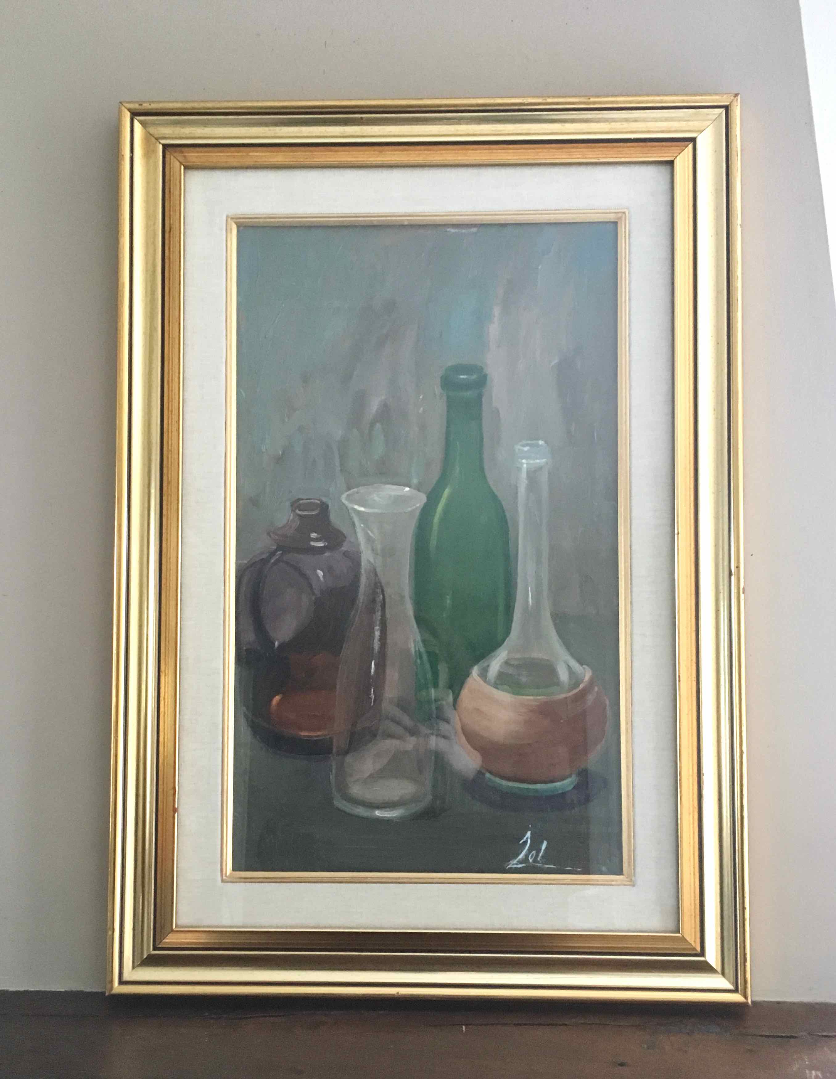 Oil painting on canvas "transparencies"