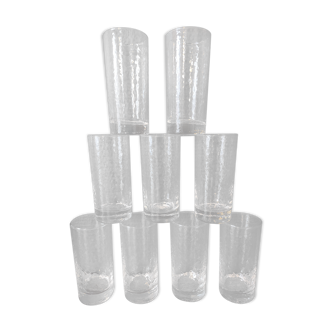 9 water glasses
