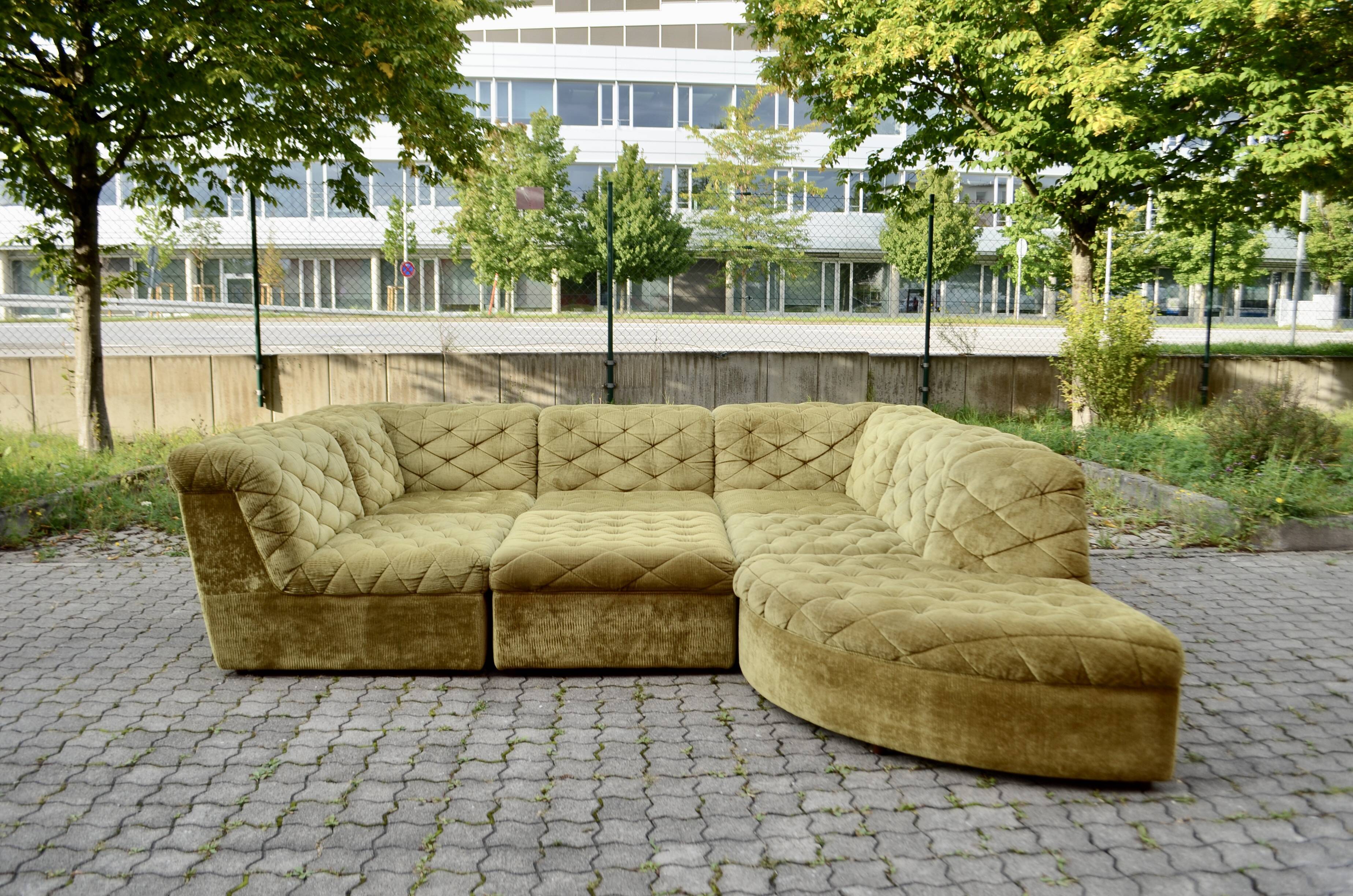 Vintage Laauser Modular Sofa green