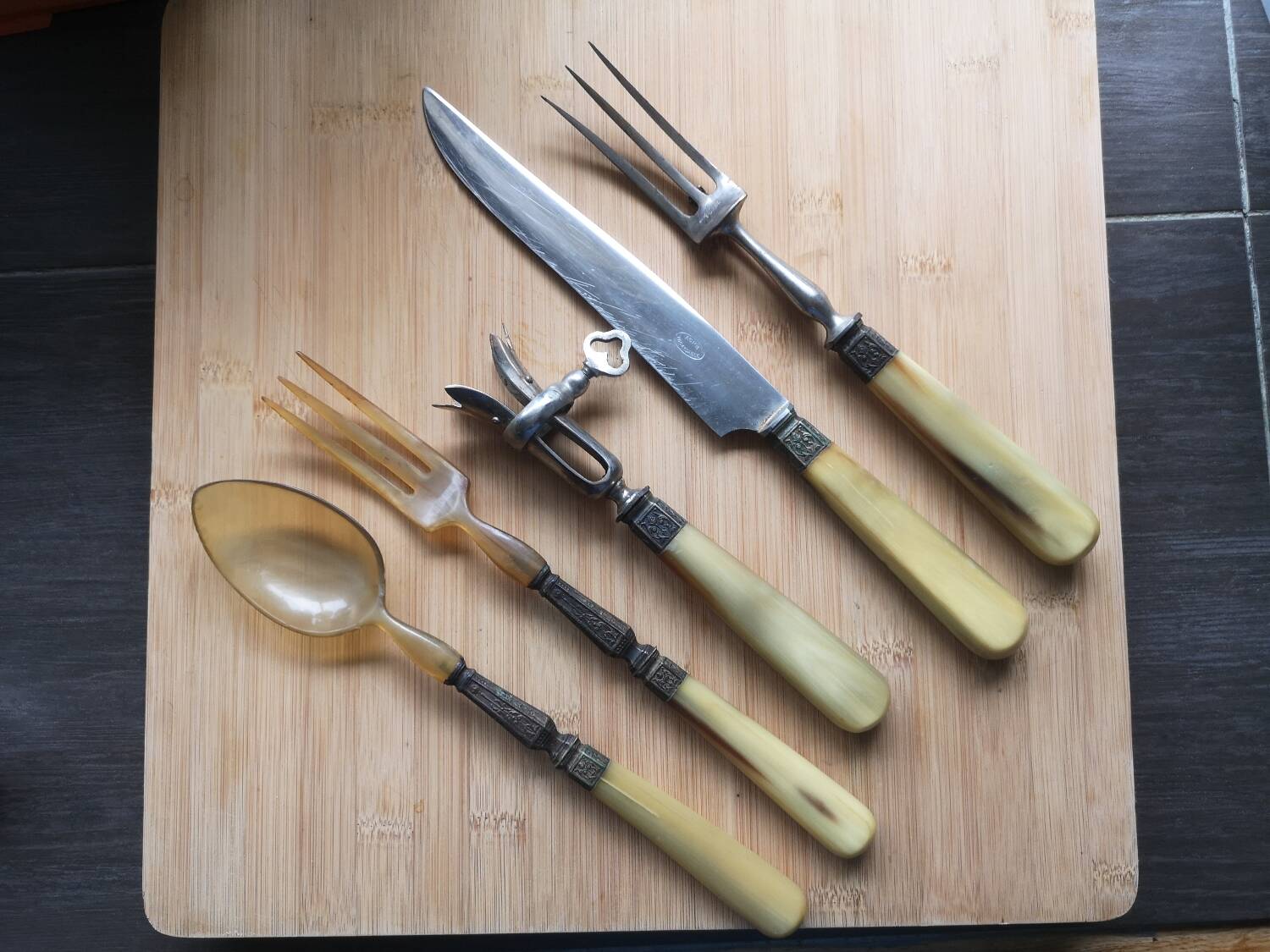 Couverts de service art déco / La Samaritaine
