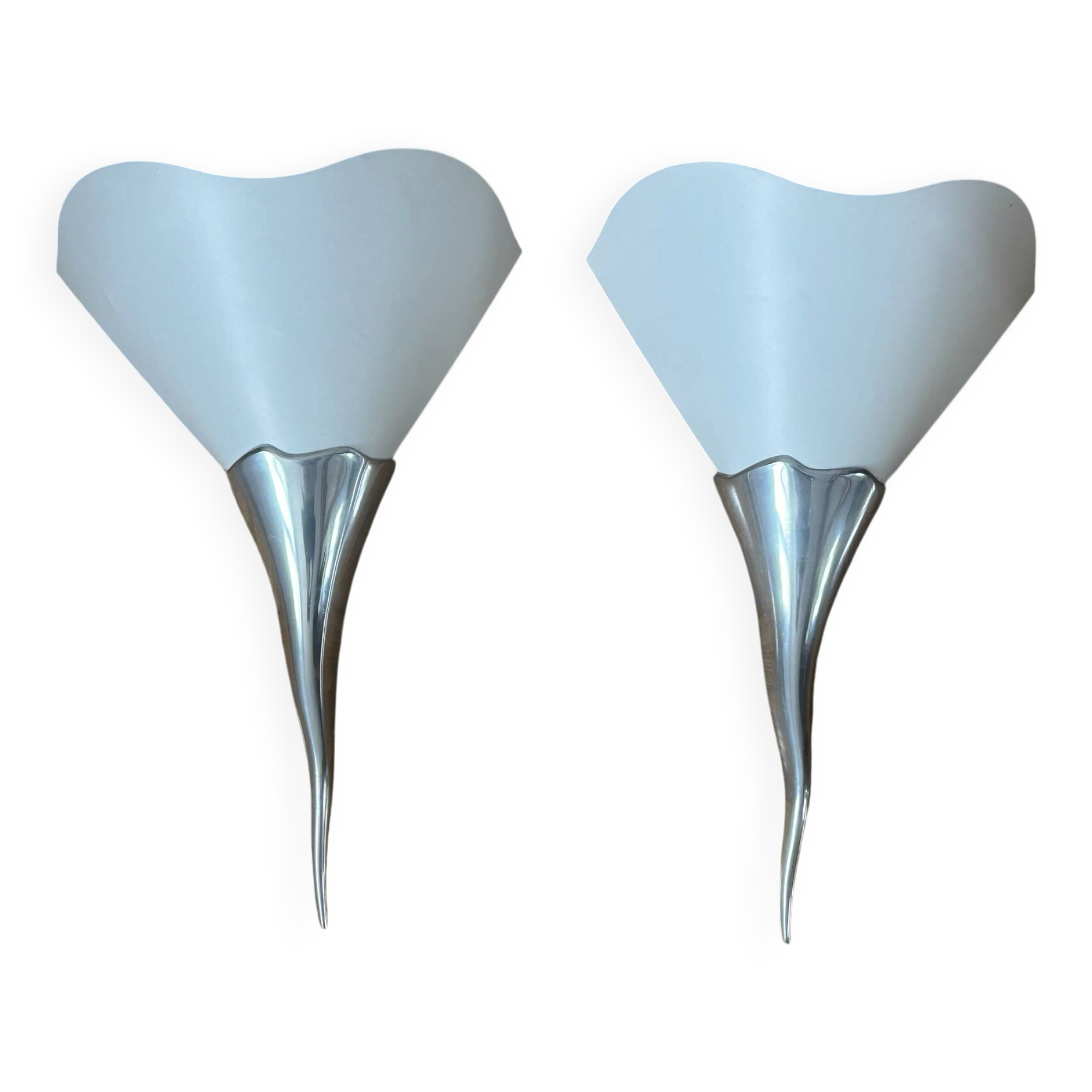 Pair of wall lights Lucien Gau model Nicomède